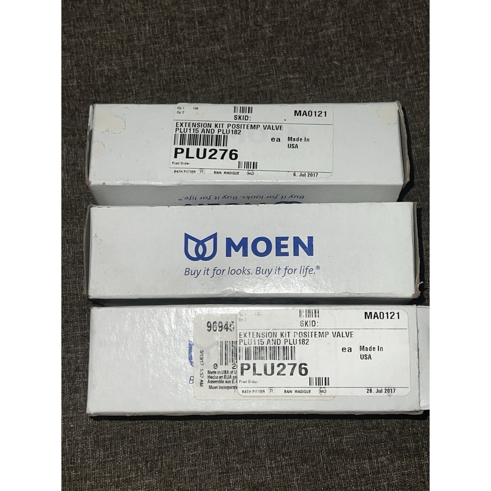 Brand new Moen 96945 Posi-Temp 1" Handle Extension Kit PLU276 - Lot of 3 New